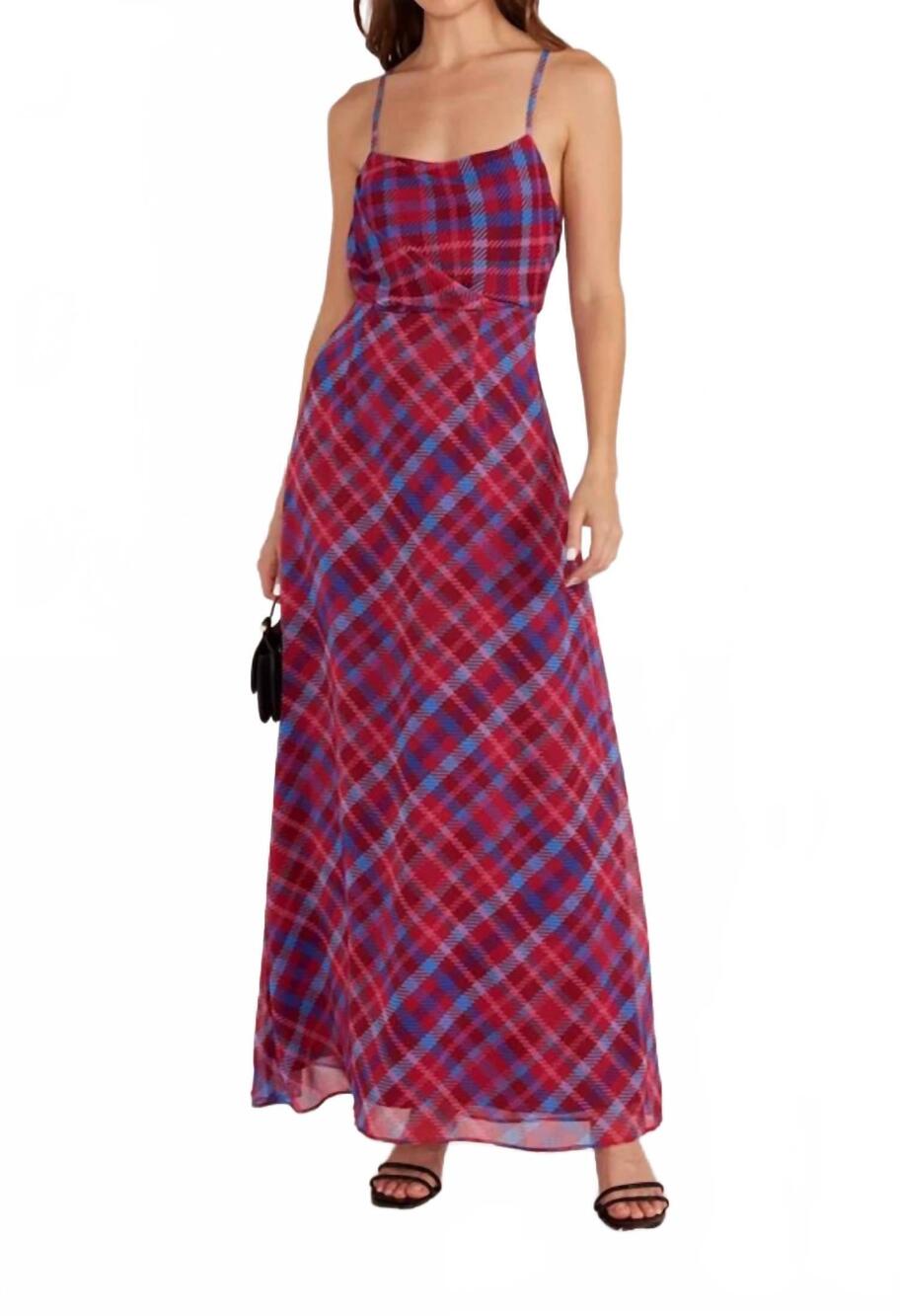 NEW MINKPINK cosmic bias maxi dress in pink